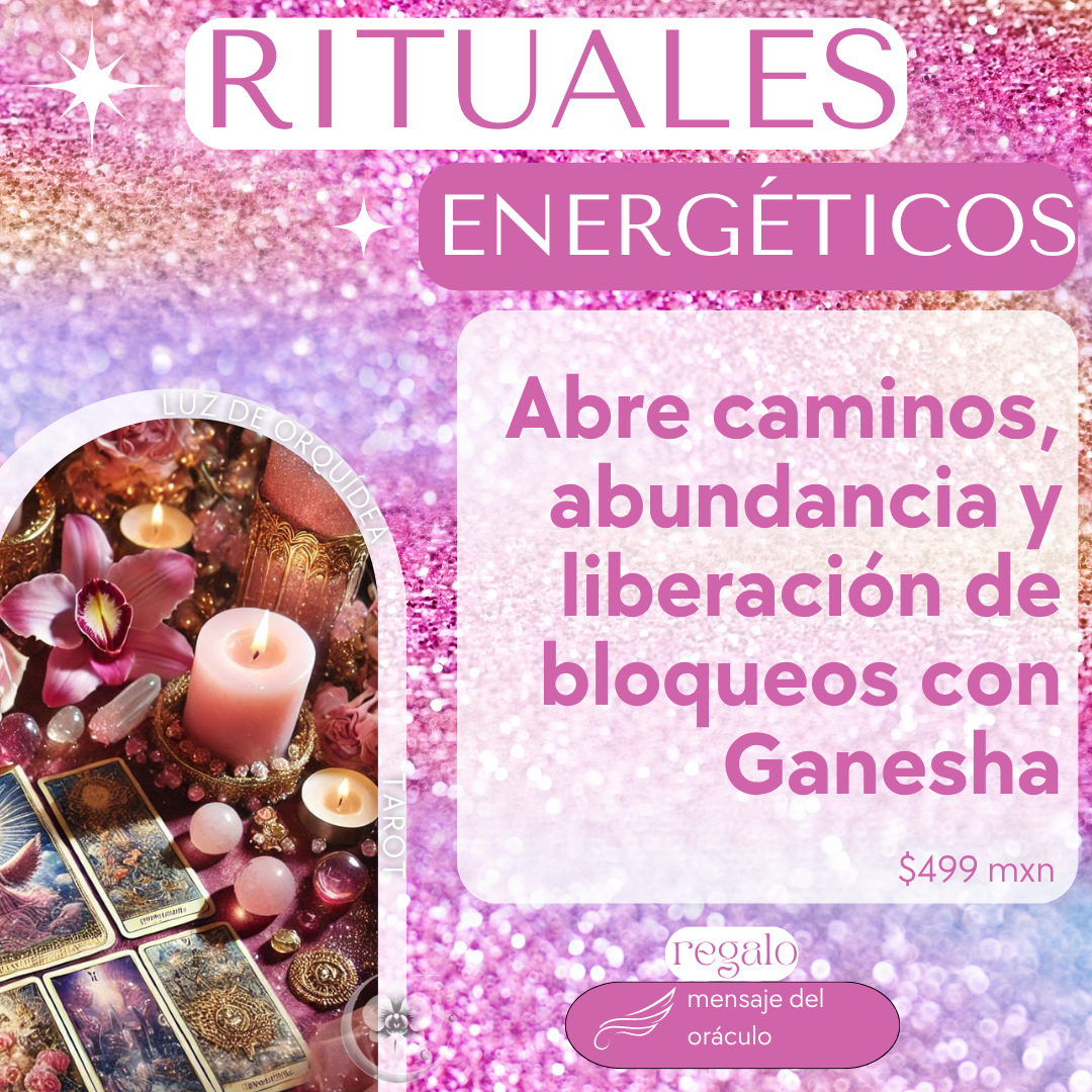🐘✨ Ritual Energético: Abre Caminos, Abundancia y Liberación de Bloqueos con Ganesha 🌺